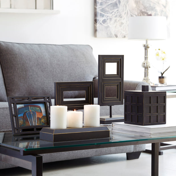 Modern Black Decorative Accessory Set