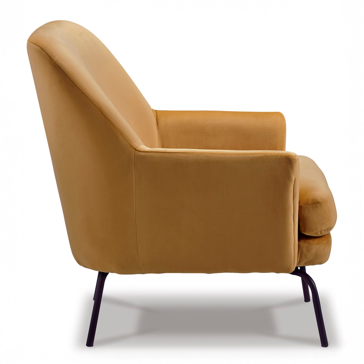 Gold Velvet Accent Chair