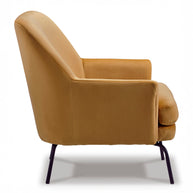 Gold Velvet Accent Chair