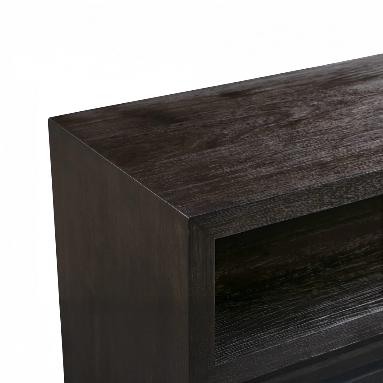 Oxford Solid Media Basalt Gray Media Console