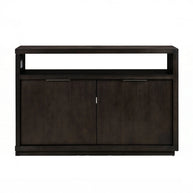 Oxford Solid Media Basalt Gray Media Console