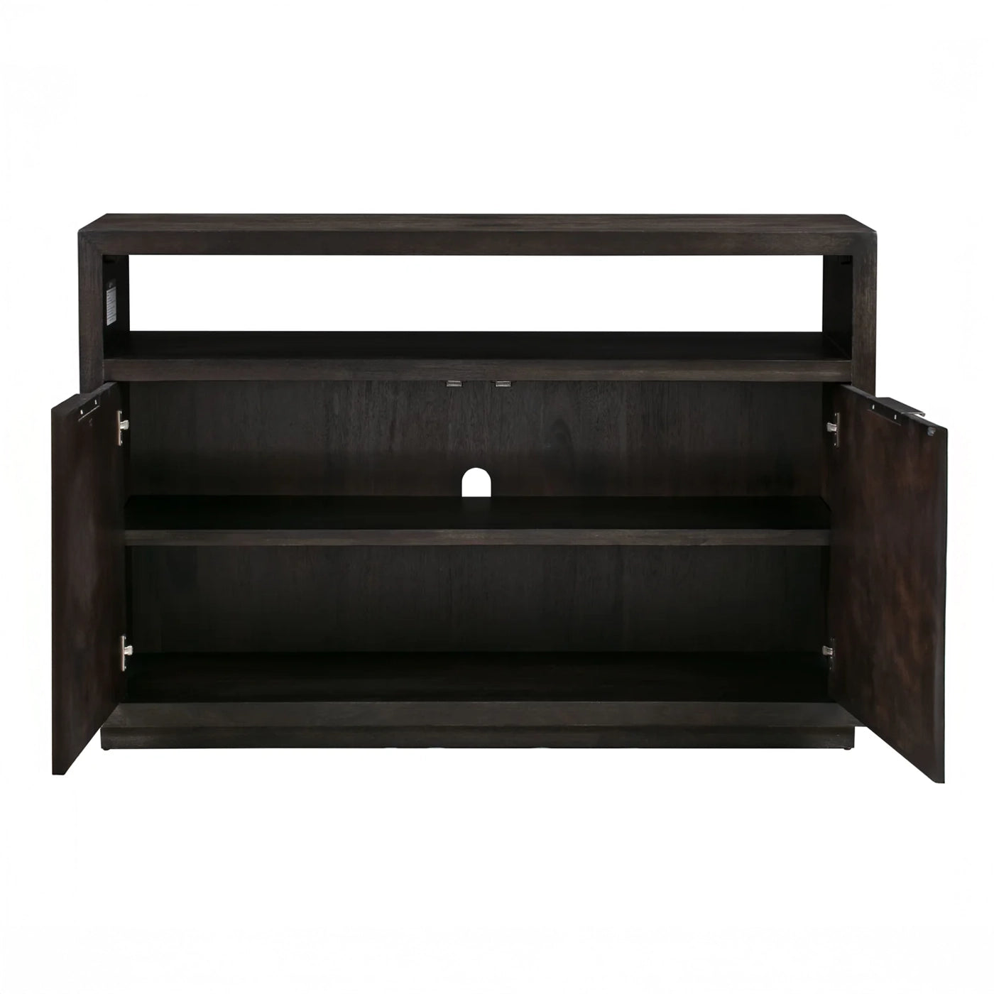 Oxford Solid Media Basalt Gray Media Console