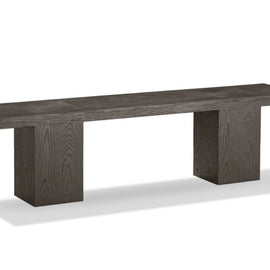 Oak Veneer Ash End Grain Bench