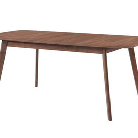 Black & Walnut Mid-Century-Inspired 7 PC Dining Set