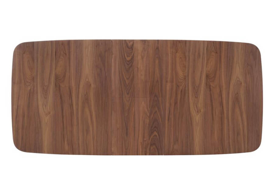 Natural Walnut Mid-Century Dining Table