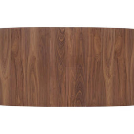 Natural Walnut Mid-Century Dining Table