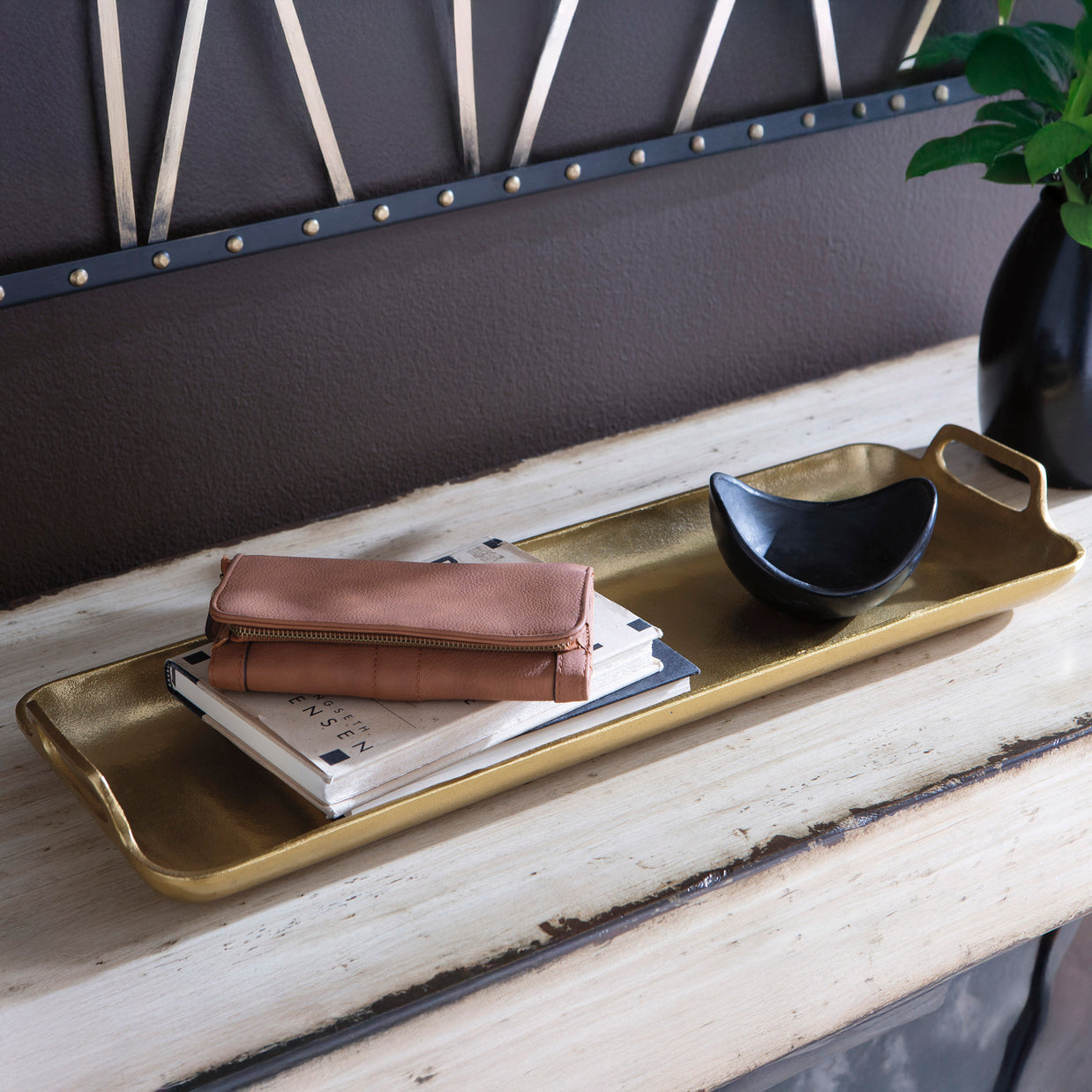 Gold Accent Tray