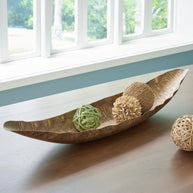 Antiqued Gold Hammered Metal Decorative Tray