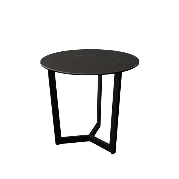 Round Ceramic End Table