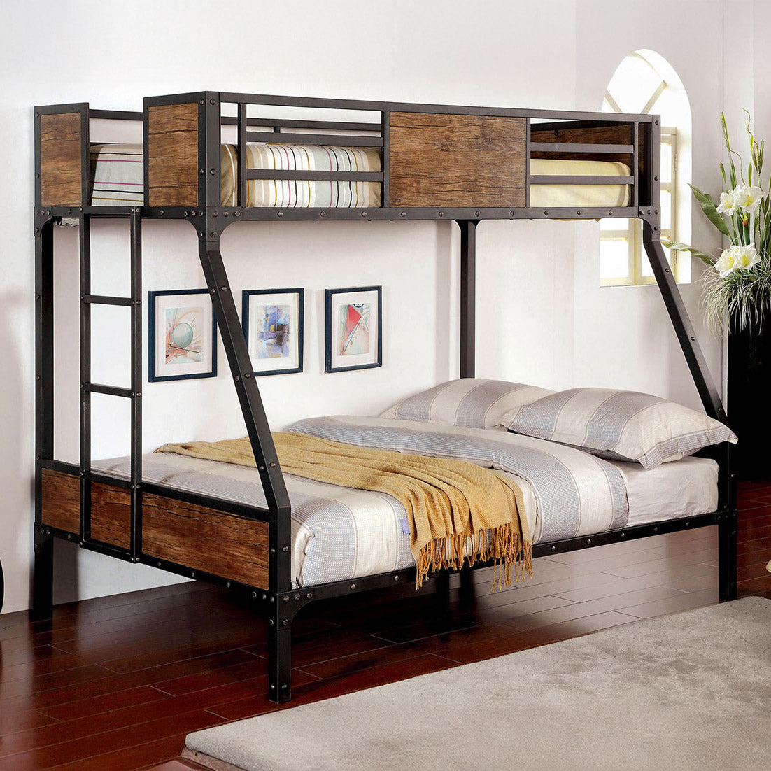 Industrial Style Bunk Bed