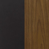 Faux Leather Mid-Century Inspired Swivel Bar Stool