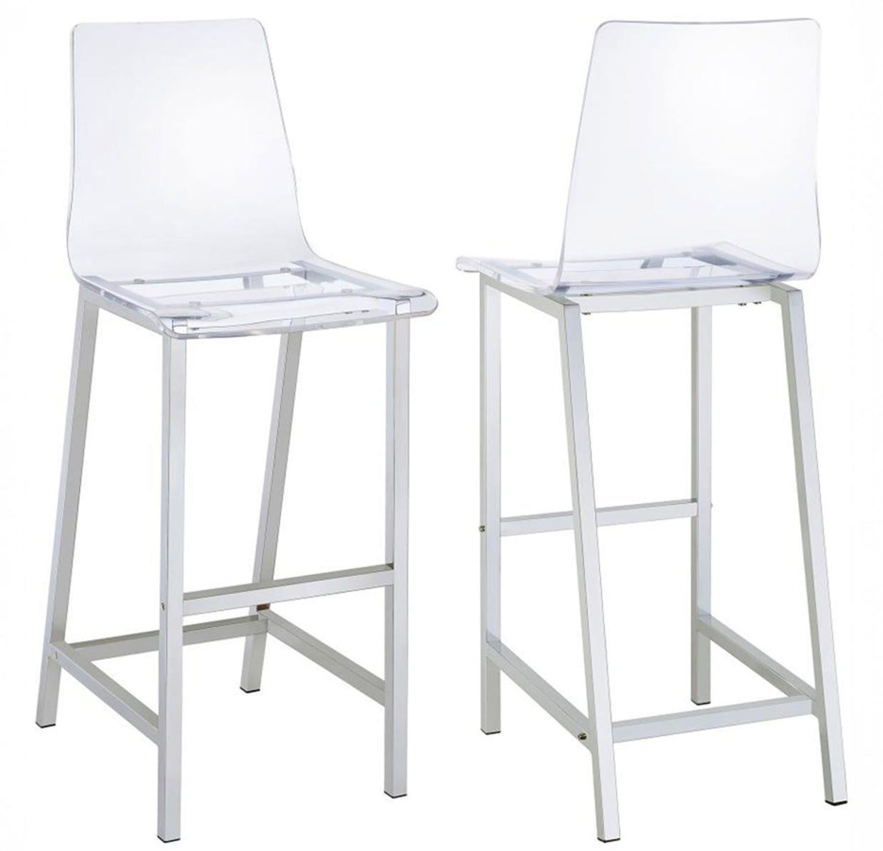 Acrylic & Chrome Bar Stool