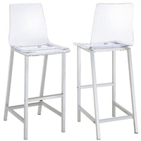 Acrylic & Chrome Bar Stool