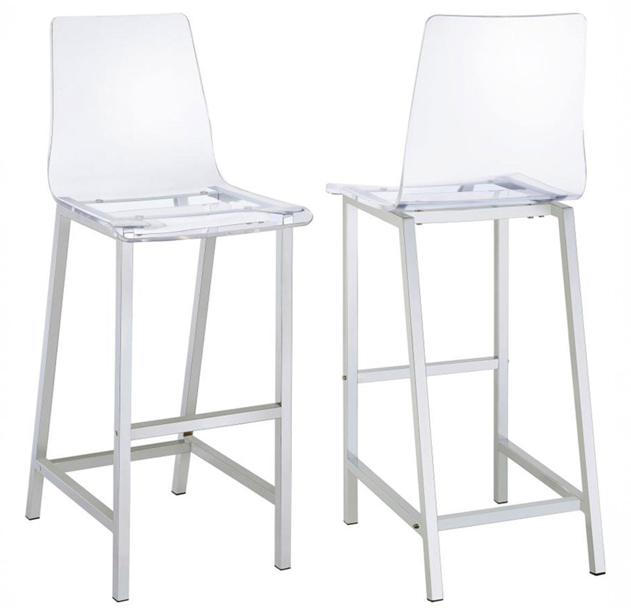 Acrylic & Chrome Bar Stool
