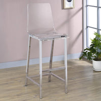 Acrylic & Chrome Bar Stool