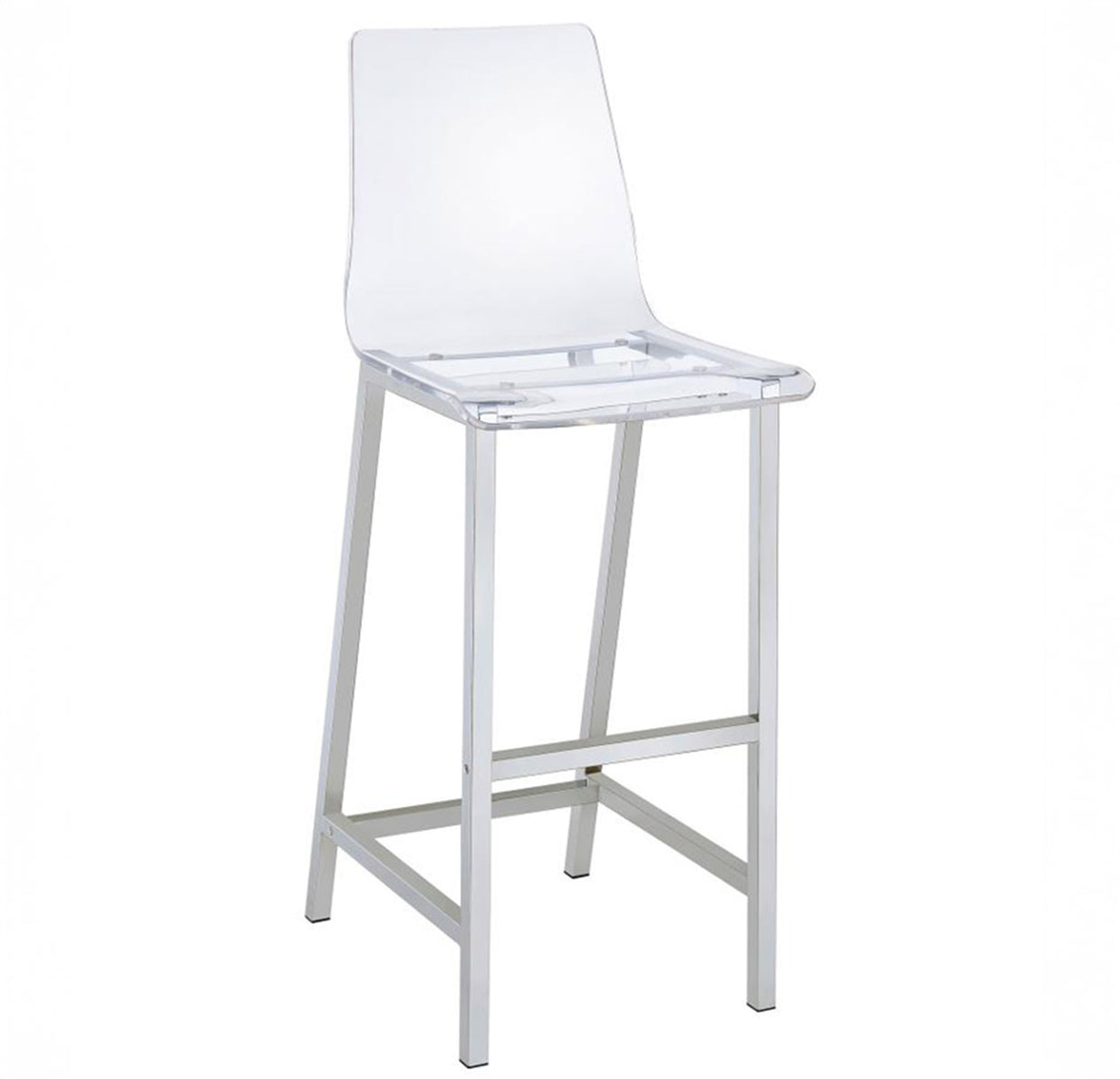 Acrylic & Chrome Bar Stool