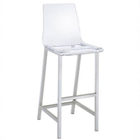 Acrylic & Chrome Bar Stool