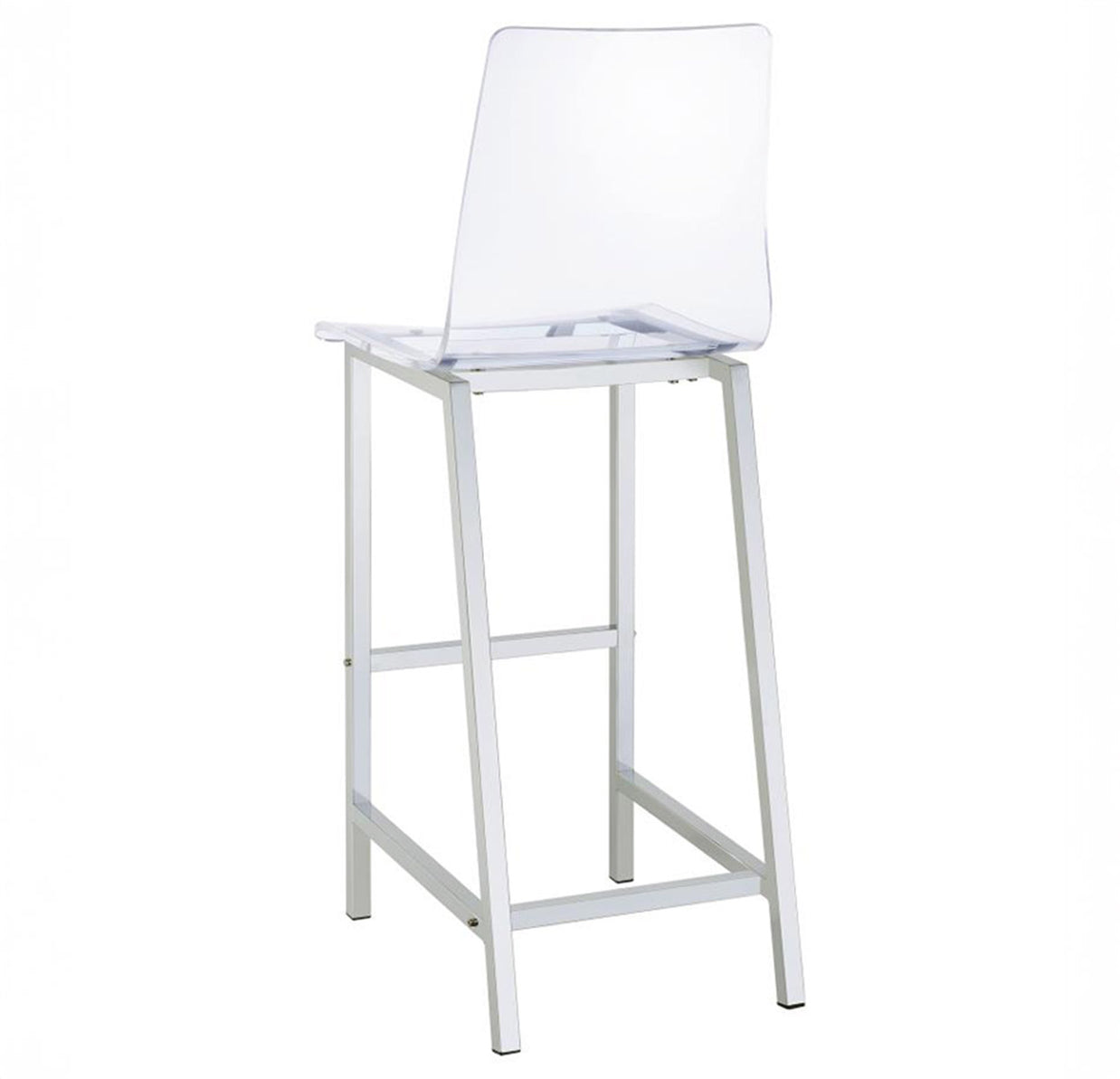 Acrylic & Chrome Bar Stool