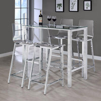 Acrylic & Chrome Bar Stool