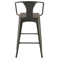 Metal Tolix Style Bar Stool Set of two