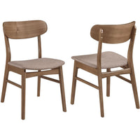 Walnut dining chair