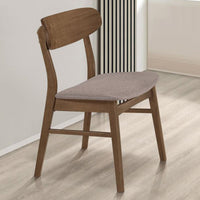 Walnut dining chair