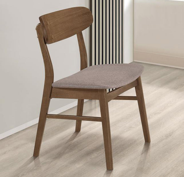 Walnut dining chair