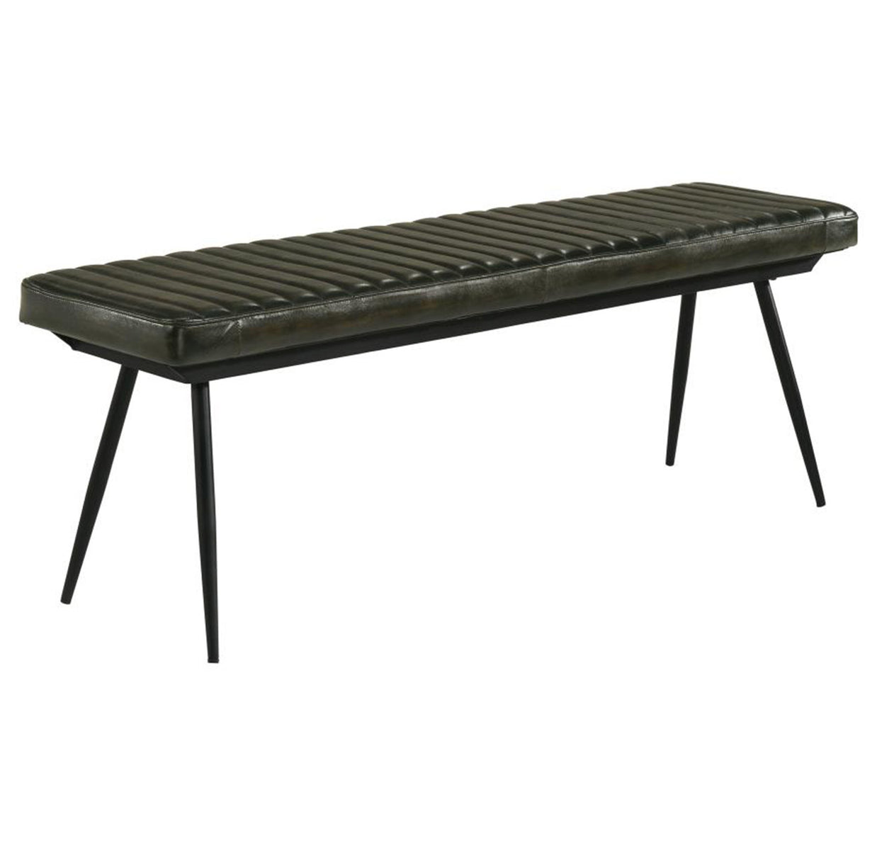 Black bench cushion