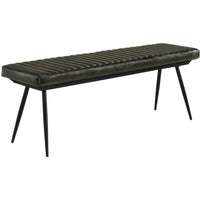 Black bench cushion