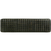 Black bench cushion