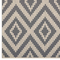 Neutral Geometric Diamond Rug