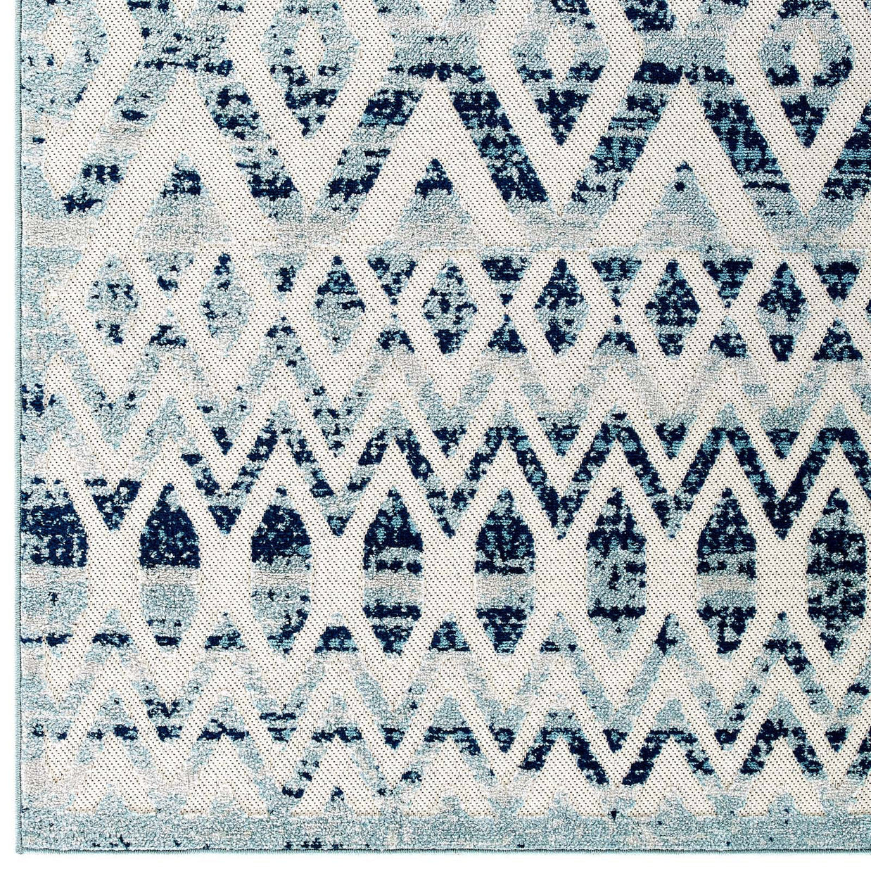 Moroccan Chevron Pattern Rug