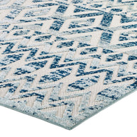 Moroccan Chevron Pattern Rug
