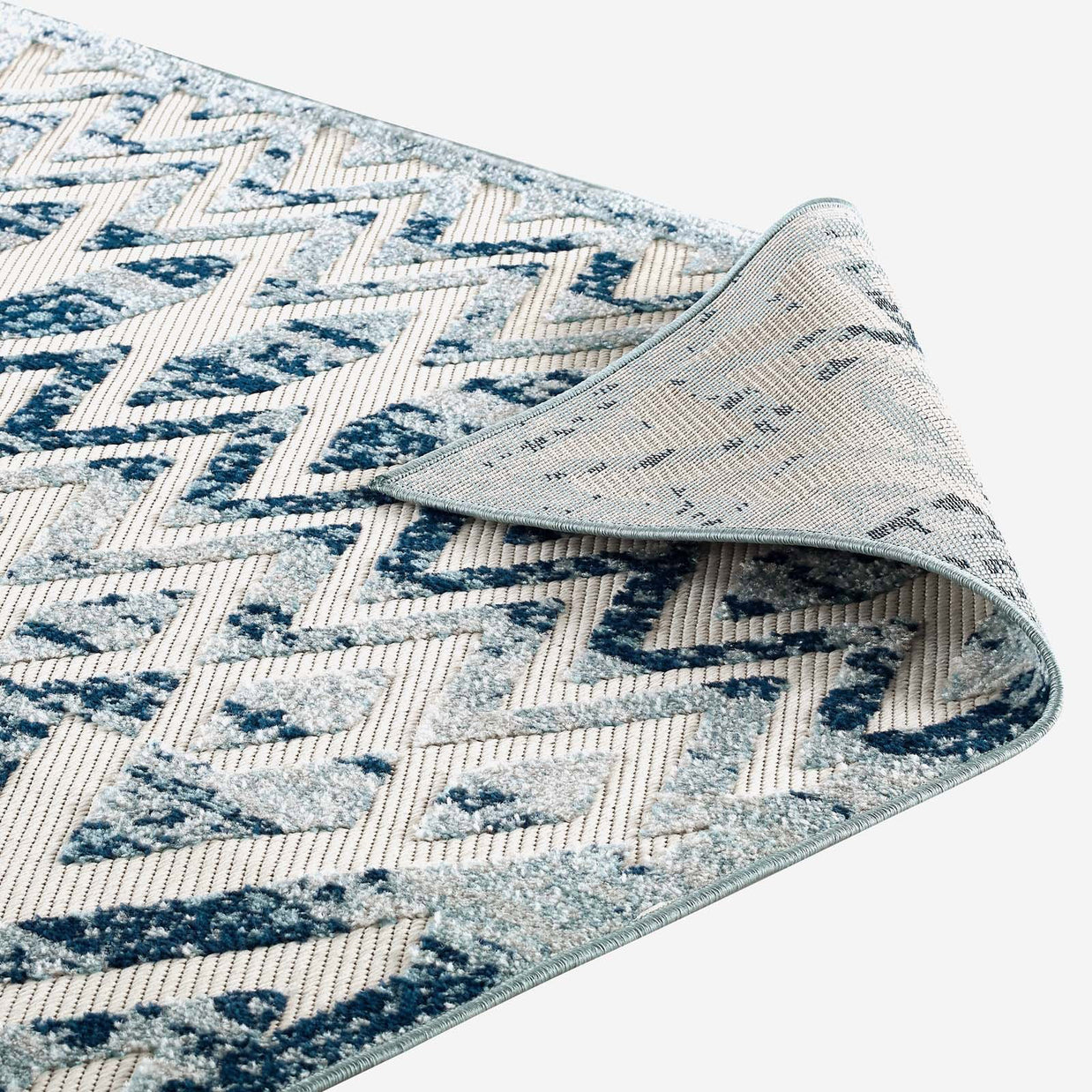 Moroccan Chevron Pattern Rug