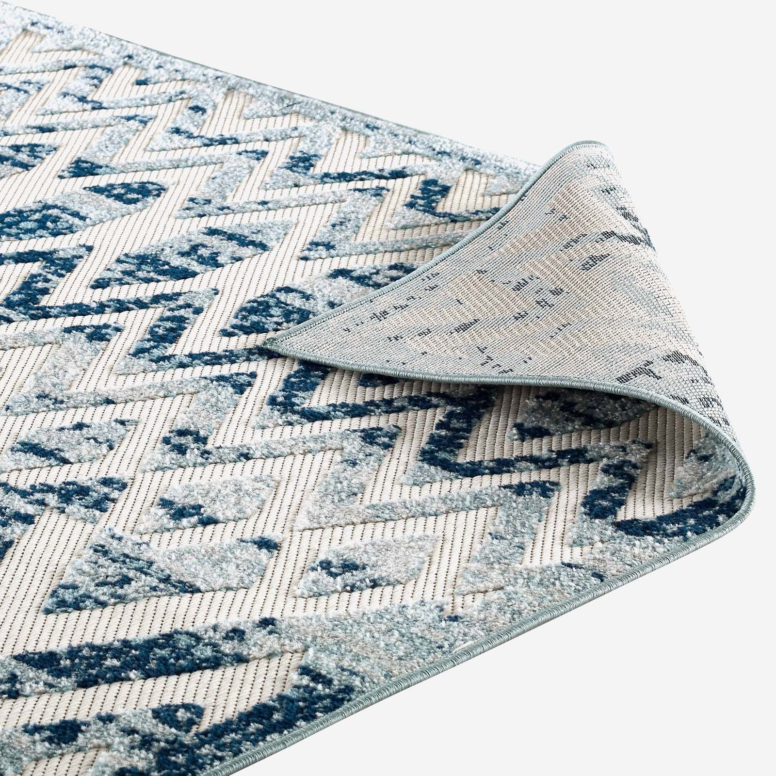 Moroccan Chevron Pattern Rug