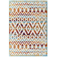 Moroccan Chevron Pattern Rug