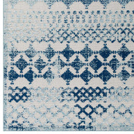 Abstract Moroccan Diamond Pattern Rug