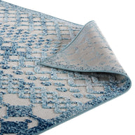 Abstract Moroccan Diamond Pattern Rug