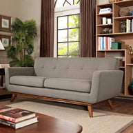Mid-Century Modern Style Loveseat