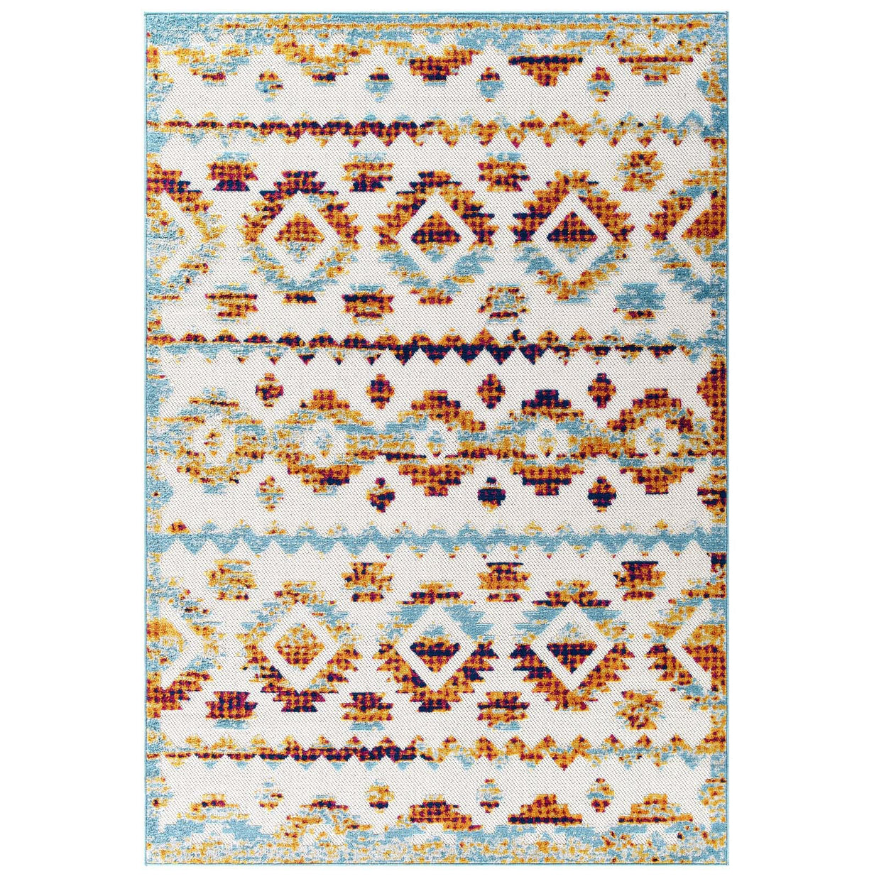 Moroccan Diamond Pattern Rug
