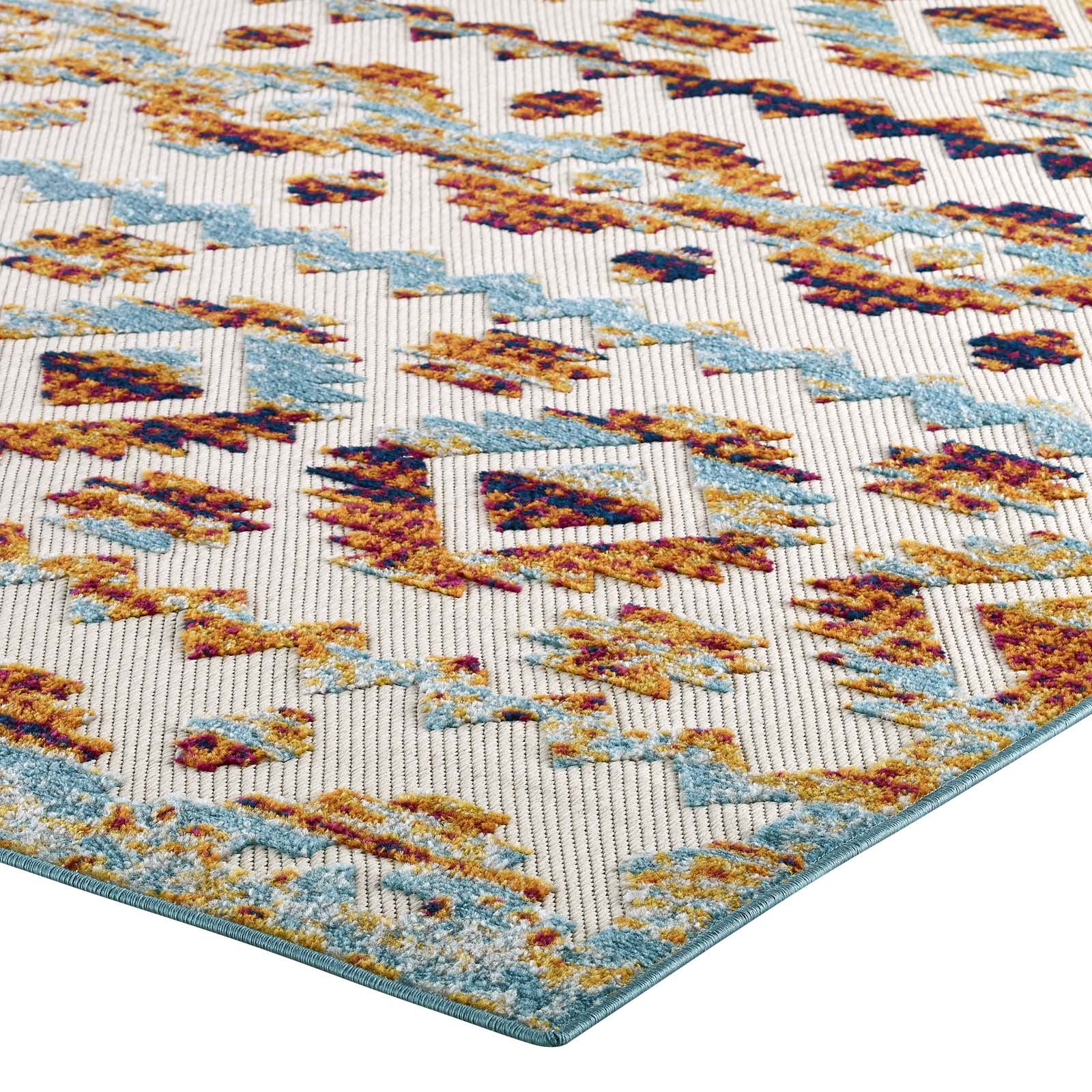 Moroccan Diamond Pattern Rug