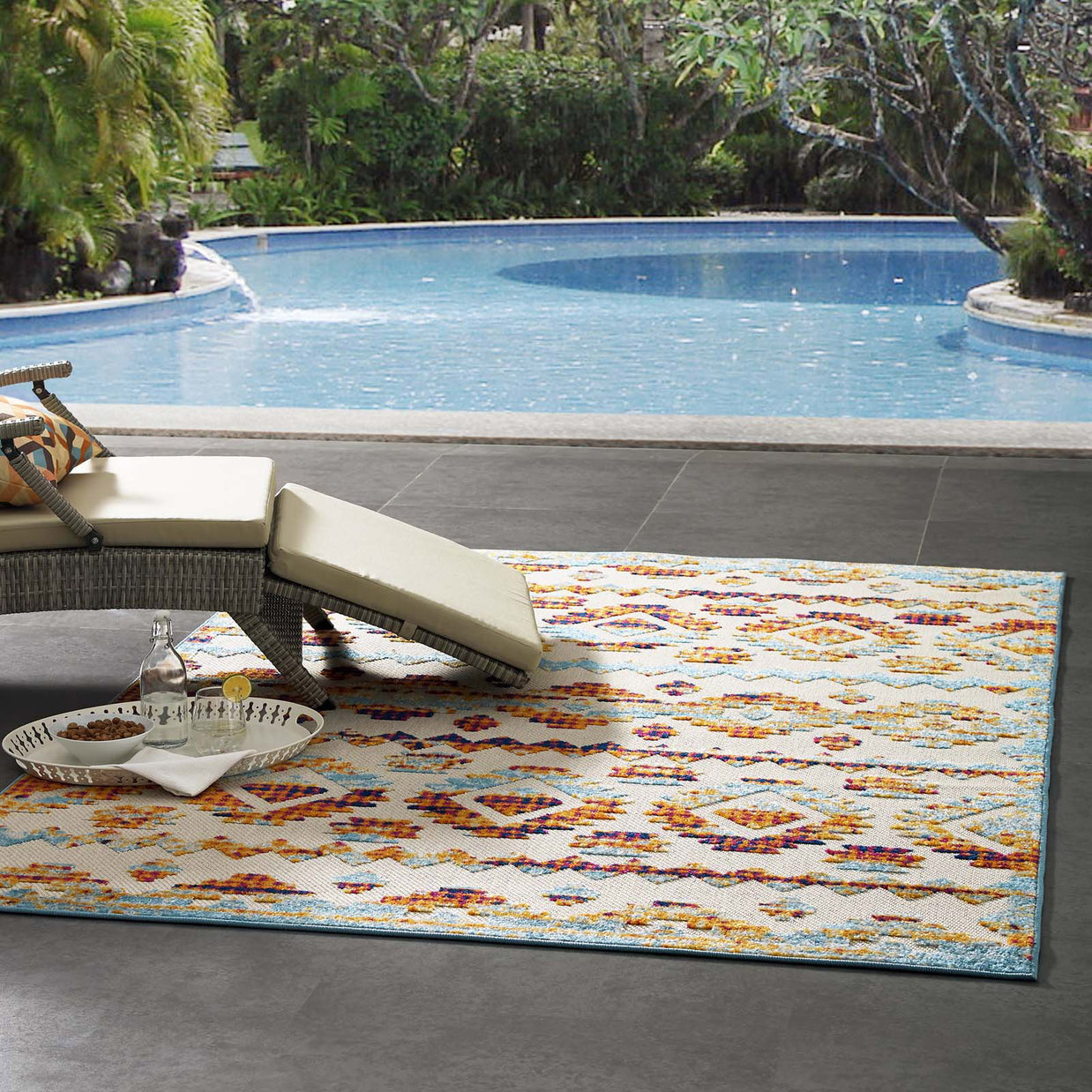 Moroccan Diamond Pattern Rug