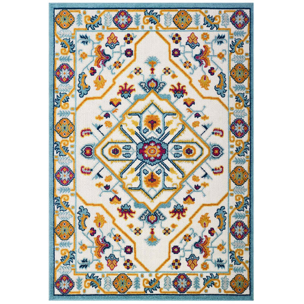 Multicolored Floral Persian Rug