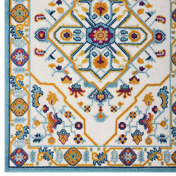 Multicolored Floral Persian Rug