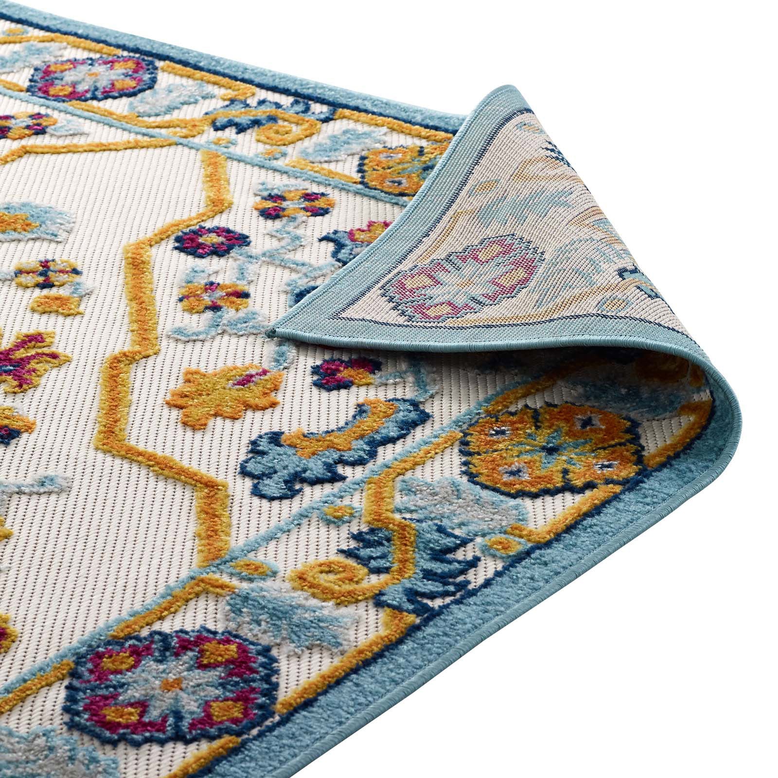 Multicolored Floral Persian Rug