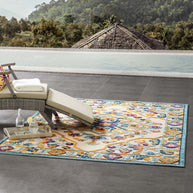 Multicolored Floral Persian Rug