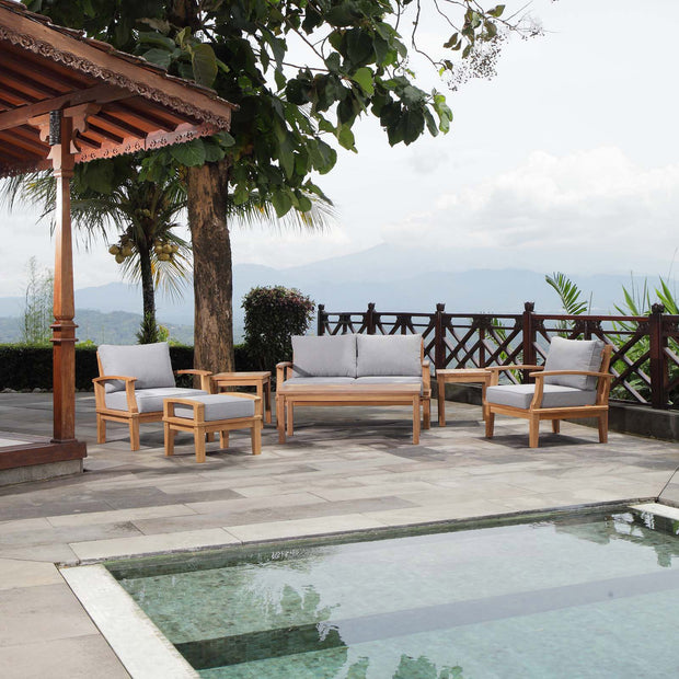 Outdoor Teak Wood 7 PC Set