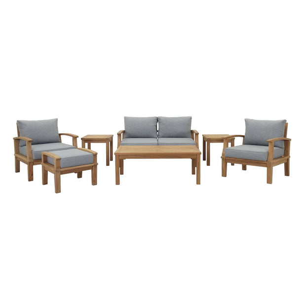 Outdoor Teak Wood 7 PC Set