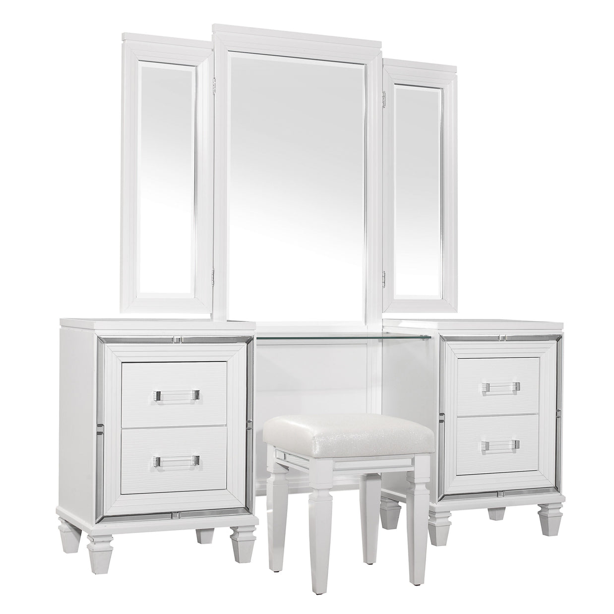 Glam Embossed Vanity