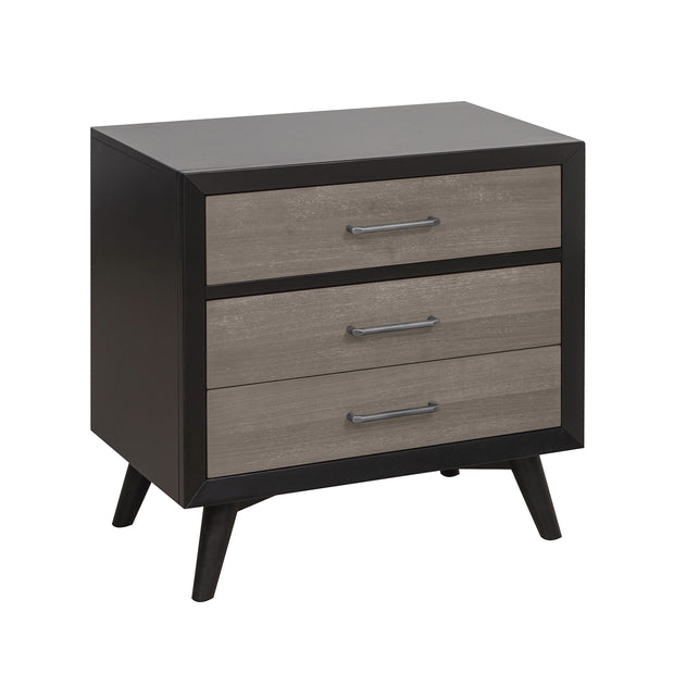Two-Tone Mid-Century Inspired Nightstand